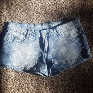 Denim shorts
